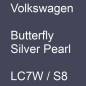 Preview: Volkswagen, Butterfly Silver Pearl, LC7W / S8.